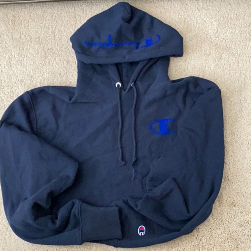 Champion cropped hoodie